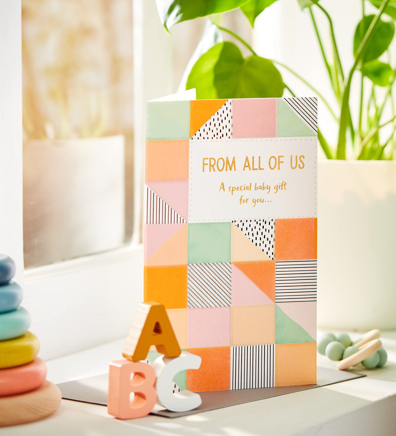 American Greetings Baby Shower Card from Us (Everything Happy)