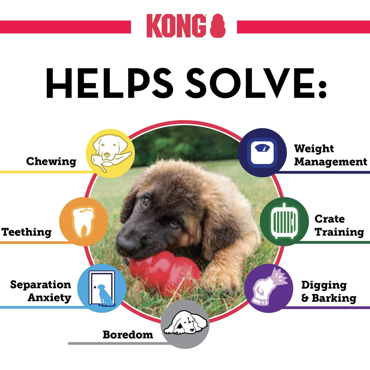 KONG - Extreme Dog Toy - Toughest Natural Rubber, Black - Fun to Chew, Chase and Fetch - for X-Large Dogs Standard Packaging