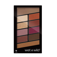 Wet n Wild Color Icon Eyeshadow 10 Pan Palette, Rose In The Air, Matte, Shimmer, Satin Finish