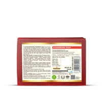 Khadi Organique Handmade Natural Strawberry Soap Set of 3