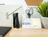 Bostitch Office Dynamo 4 in 1 Standup Stapler, 20 Sheet Capacity, Integrated Pencil Sharpener, Staple Remover & Staple Storage, Black