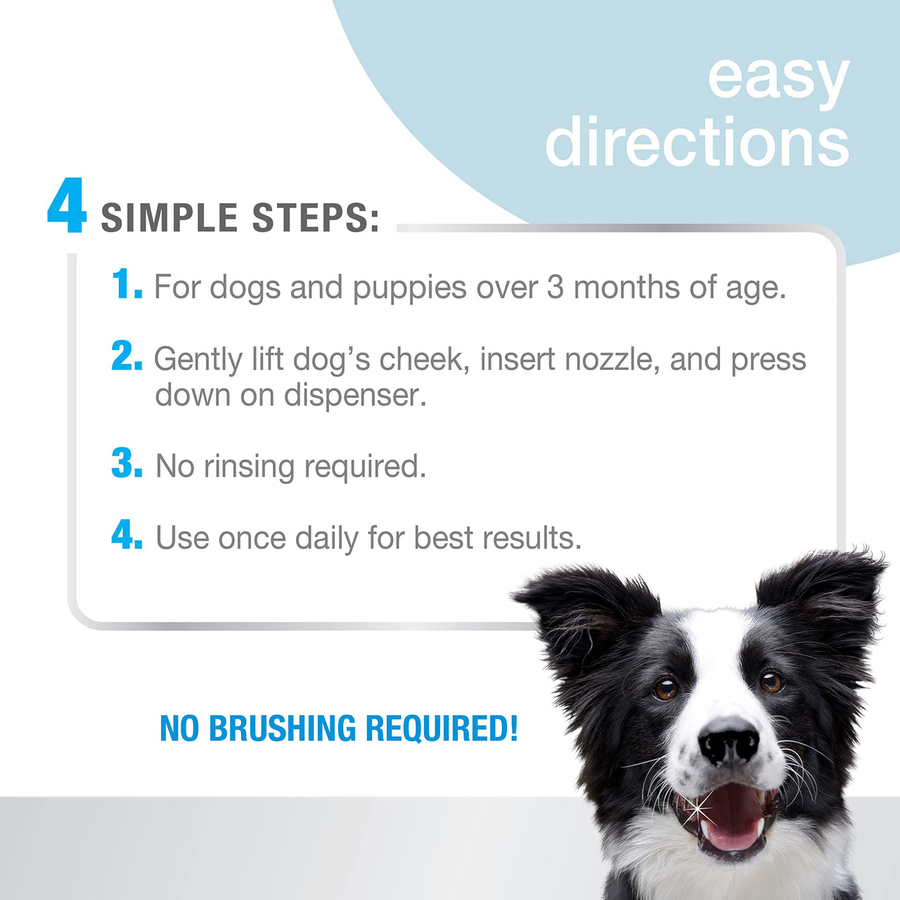 Nylabone Advanced Oral Care Foaming Dog Tartar Remover - Dog Breath Freshener & Teeth-Cleaning Foam (4 oz.) 3 Fl Oz (Pack of 1)