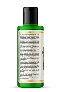 Khadi Organique Neem Sat Hair Cleanser (Shampoo) 630 Ml Pack Of 3