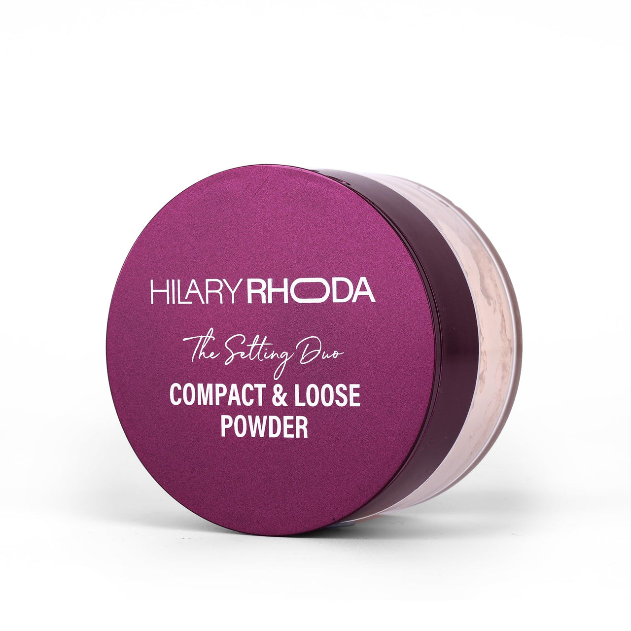 Hilary Rhoda The Setting Duo Compact & Loose Powder | 2-in-1 Compact & Loose Powder | | Matte Finish | Blends Effortlessly | Oil Control Compact | 32g (Natural | Shade 02)