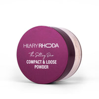 Hilary Rhoda The Setting Duo Compact & Loose Powder | 2-in-1 Compact & Loose Powder | | Matte Finish | Blends Effortlessly | Oil Control Compact | 32g (Sand | Shade 04)