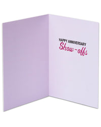 American Greetings Funny Anniversary Card for Couple (Show-Offs) Show-Offs