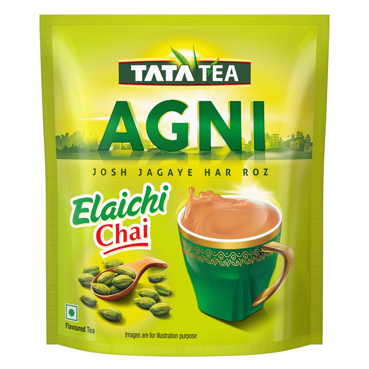 TATA TEA AGNI, Elaichi Chai,1Kg,cardamom tea