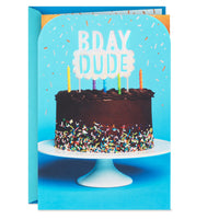 Hallmark Birthday Card for Him (Bday Dude) (5RZB1550) Bday Dude