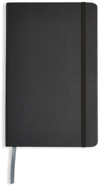 Basics Classic Notebook, Line Ruled, 240 Pages, Black, Hardcover, 5 x 8.25-Inch