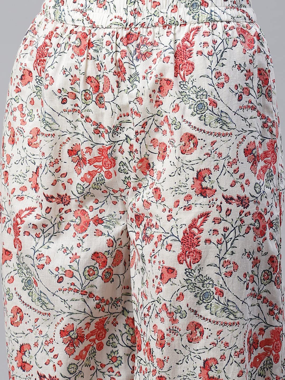 Vaamsi Women's  Pure Cotton Printed Kurta Pant Dupatta Set