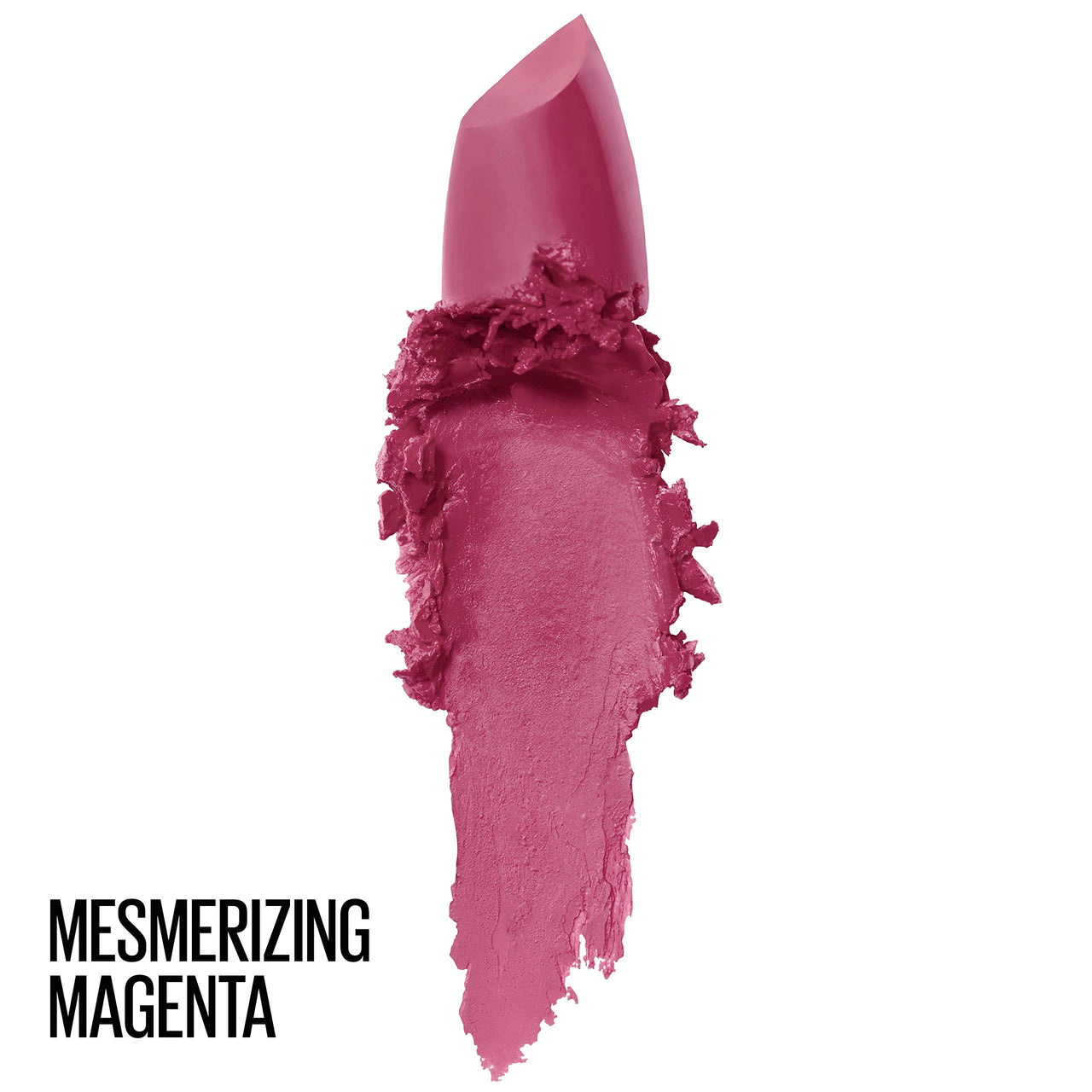 Maybelline New York Color Sensational Creamy Matte Lipstick, 680 Mesmerizing Magenta, 3.9g and Maybelline New York Color Sensational Creamy Matte Lipstick, 640 Red Liberation, 3.9g