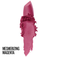 Maybelline New York Color Sensational Creamy Matte Lipstick, 680 Mesmerizing Magenta, 3.9g and Maybelline New York Color Sensational Creamy Matte Lipstick, 640 Red Liberation, 3.9g