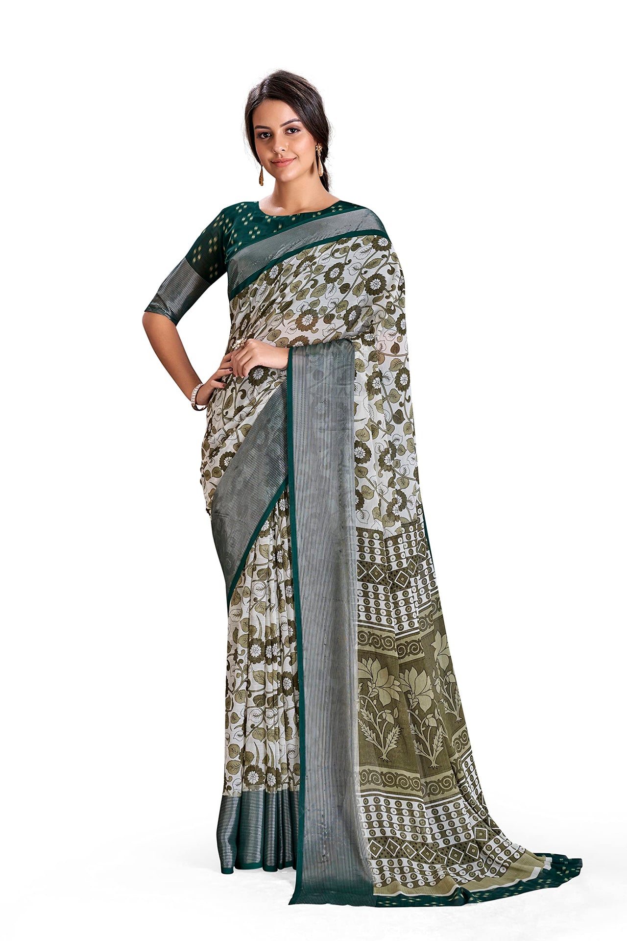 Amazon Brand - Tavasya Women Women Saree
