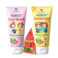 Healthbest Face Wash and Sunscreen Combo - Gentle Cleansing & UV Protection