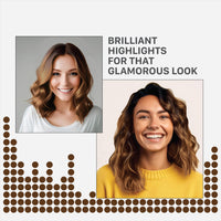 Streax Hair Colour Highlight Kit | Latte Brown - Pack of 1 I Enriched with Walnut & Argan Oil I For Women | Rich, vibrant, Easy to use, DIY Application