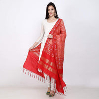 KAPAAHA Women's  Woven Design Silk Blend Dupatta Free Size
