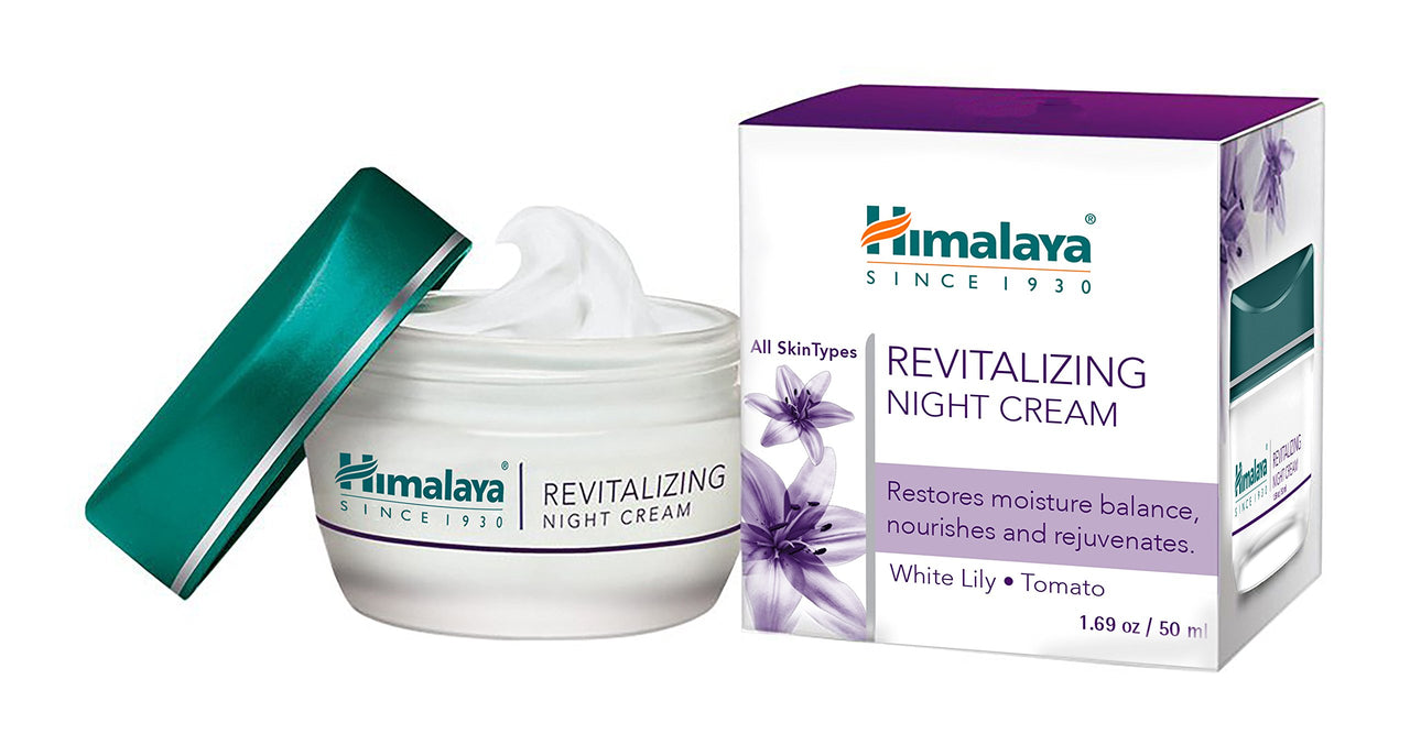 Himalaya Baby Body Lotion, For All Skin Types (400 ml) & Herbals Revitalizing Night Cream, 50g