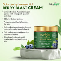 Parasoft Ultra Hydrating & Protecting Cream for Face & Body with Hibiscus extract, Shea Butter & Vitamin E for Long Lasting Hydration, Soothes Dry & Normal Skin - 100 gm