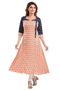 Priscilla RAYON COTTON FEEDING KURTIS FOR WOMEN WITH ZIPPERS
