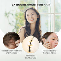 Rey Naturals Castor Oil for hair growth + Olive Oil for Skin & hair + Tea Tree Essential Oil Set | Hair Growth Oil and Essential Oil | Moisturizes, Repairs And Strengthens Hair | 200ml *2 + 15ml