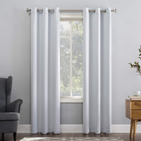 Sun Zero Easton Energy Saving Blackout Grommet Curtain Panel, 40