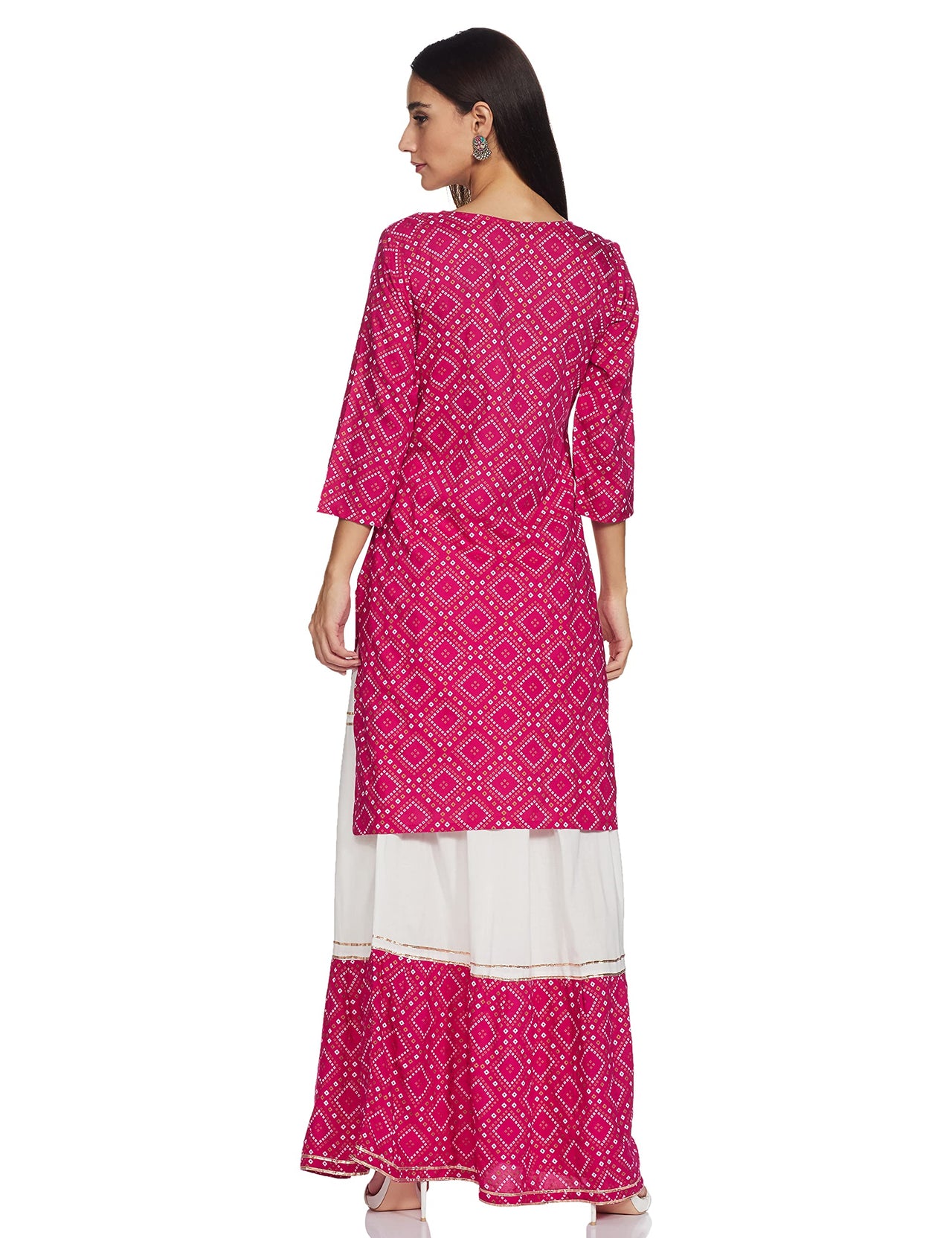 Ayukta Women Straight Kurti with Skirt