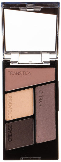 Wet n Wild, Color Icon Eyeshadow Quads, Eyeshadow Palette with Shiny and Matte Multicolor Eyeshadows, Long-Lasting and Easy-to-blend Formula, Silent Treatment