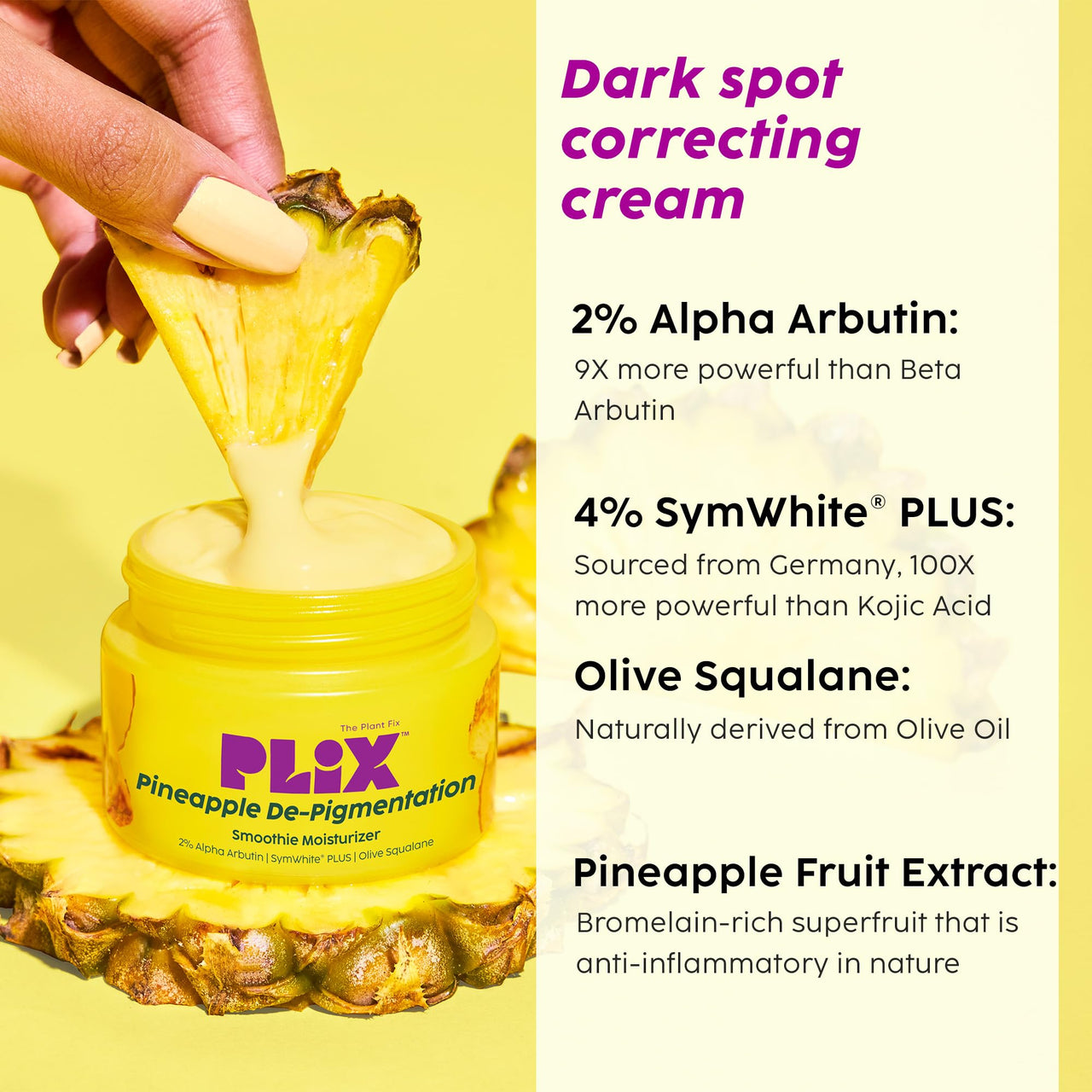 PLIX - THE PLANT FIX Pineapple Depigmentation regime for Fresh, Bright & Even Skin | With Juicy Cleanser & Body Wash & Moisturizer | Reduces Pigmentation & Dark Spots| Smoothens Strawberry Skin | For All Skin Types l Men & Women