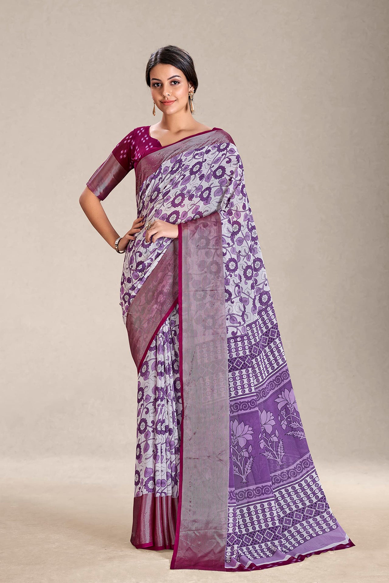 Amazon Brand - Tavasya Women Women Saree