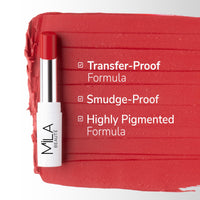 Mila Beauté 24 Hrs Locked In Lips Transfer Proof Lipstick | Enriched With Mango Seed Butter & Hyaluronic Acid | Transfer Proof Formula with Velvety Texture | Smudge Proof & Highly Pigmented | Shade - (Nude Brown, 3.2 g)