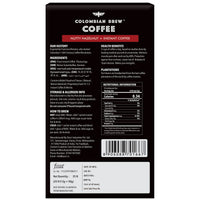 Colombian Brew 3 in 1 Assorted Instant Coffee Premix Café Latte, 10 Sachets Box & Colombian Brew Hazelnut Instant Coffee Powder, No Sugar Vegan, 50gm