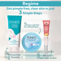 POND's Pimple Clear, Facewash, 100G, For Glowing Skin, With Active Thymo-T Essence Formula, Helps Reduce Pimples In 3 Days, Face Wash Controls Oil, Reduces Blackheads