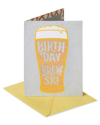 American Greetings Birthday Card for Him (Birthday Beer) Birthday Beer