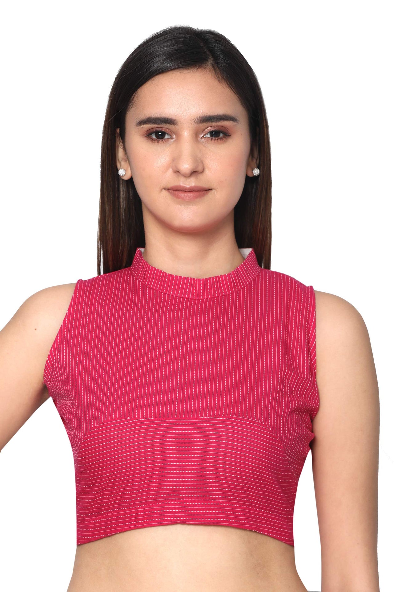 RENE Women's  Cotton Sleeveless Blouse