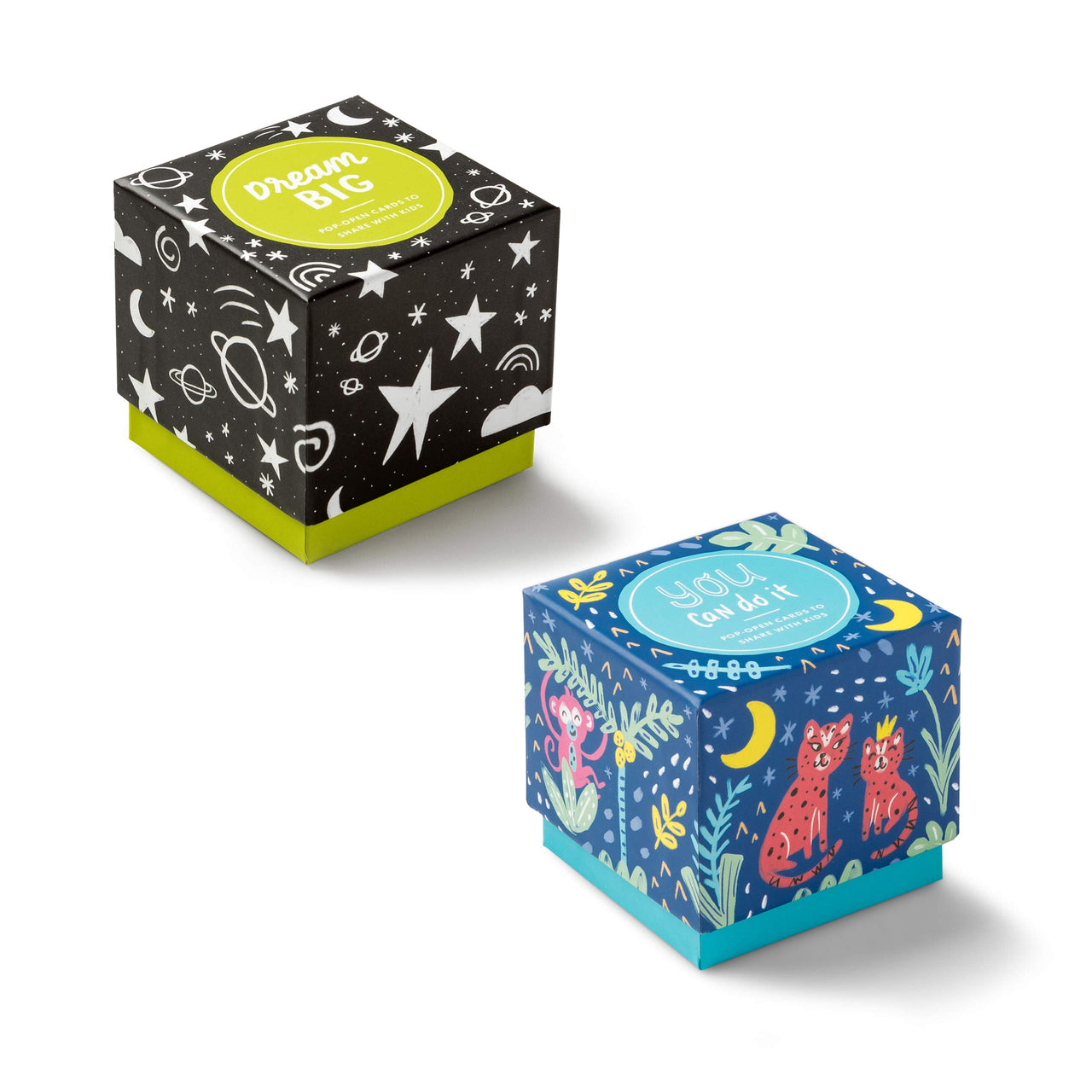 Compendium ThoughtFulls for Kids – 2 Pack of You Can Do It, Dream Big – 60 Pop-Open Cards to Share with Kids, Each with a Different Inspiring Message Inside 2 Pack: You Can Do It and Dream Big