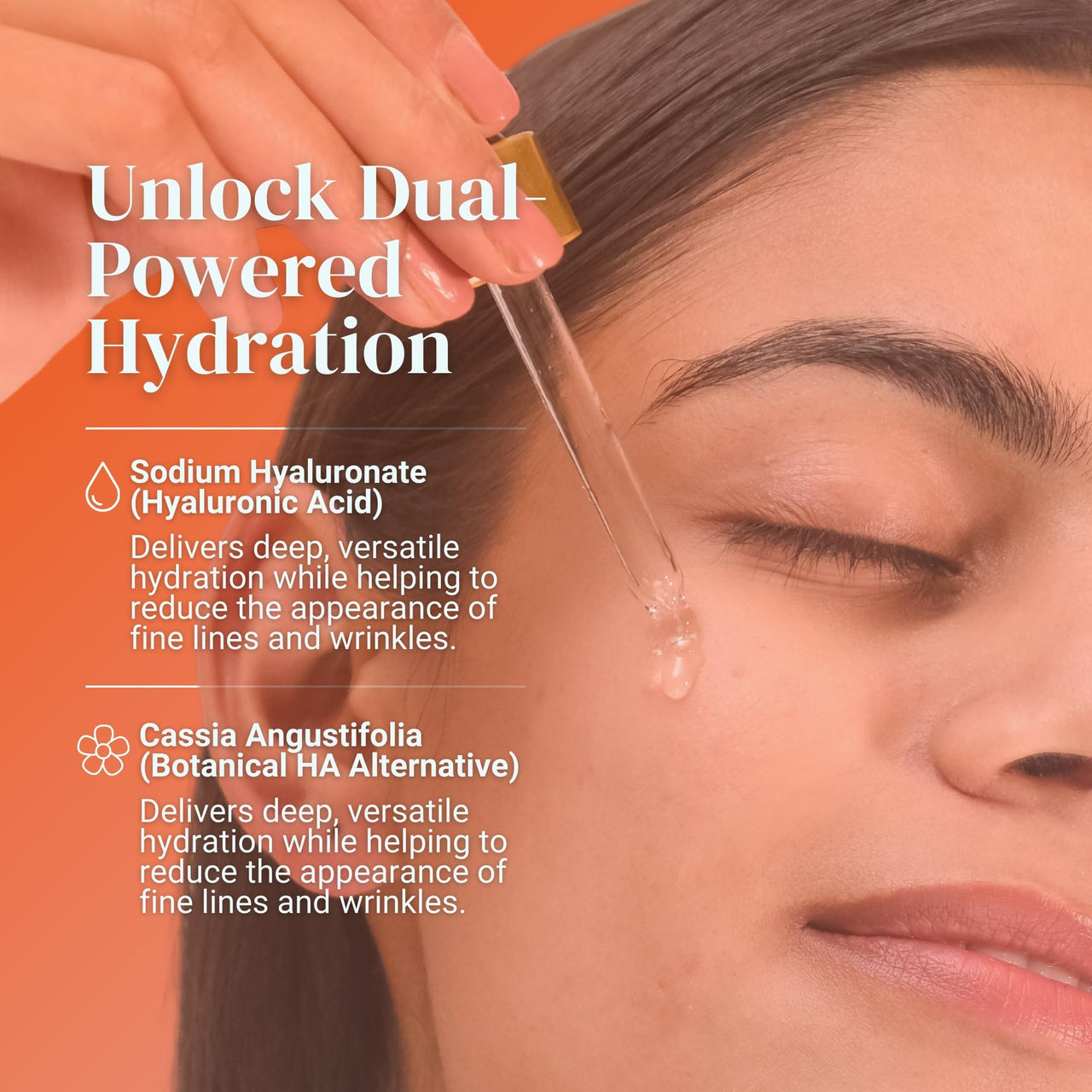 Yapidra HA Face Serum for Glowing, Hydrated & Youthful Skin | 4D Hyaluronic Acid + Polyglutamic Acid + Glyceril Glucoside | Anti-Aging, Brightening, Plumping | All Skin Types | 30ml | Day & Night Use