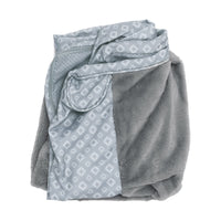 Furhaven Replacement Dog Bed Cover Plush & Diamond Print Nest Top Sofa-Style, Machine Washable - Gray, Jumbo (X-Large) Cover Only 40.0