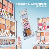 GlitterGlitterpedia Eye Shadow Palette | Matte, Glitter, Shimmer & Pearl Shades for Eye Makeup | Vegan, Korean Cosmetics | Perfect for Daily & Party Looks | Sparkling Eye Shadow N°1 All of Glitter