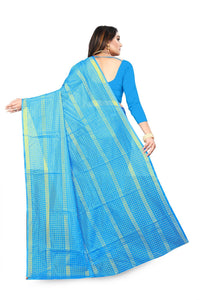 Amazon Brand - Anarva Soft Heavy & Cotton Silk Sarees for women, Beautiful saree free size with unstitched Blouse Piece