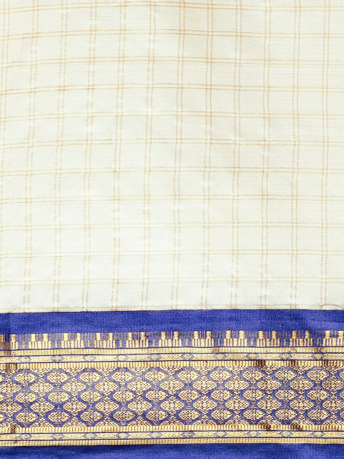 Satrani Women's Poly Silk Woven Saree With Unstitched Blouse Piece