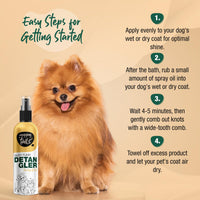 Wagging Tails Silky Furr Detangler 200ml for Dogs & Cats | Removes Knots, Tangles & Dematting | Promotes Silky, Shiny Coat | Maintains Coat Health | Improves Appearance | Easy to Use