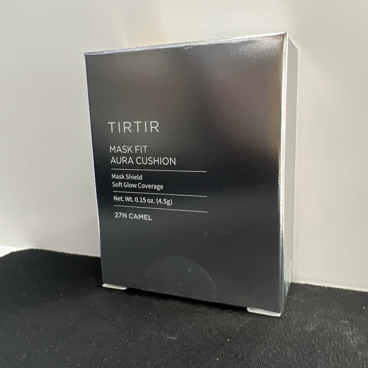 TIRTIR Mask Fit Aura Cushion Foundation, Full coverage, Skin fit, Satin Glow Finish, Korean Cushion Foundation #27N CAMEL, 4.5g