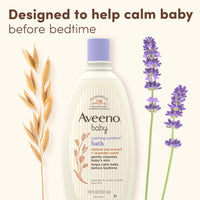 Aveeno Baby Calming Comfort Bath Lavender & Vanilla Lotion 18 Ounce