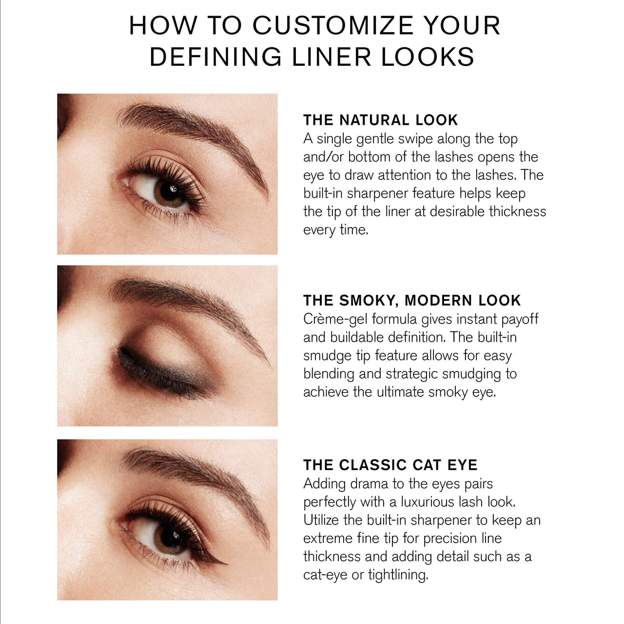 RevitaLash Cosmetics Defining Liner Eyeliner – Hypoallergenic, Cruelty-Free, Long-Lasting, Smudge-Proof Precision Eyeliner | Perfect for Bold, Defined Look, 0.3g/ 0.01 Oz