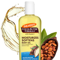 Palmer's Cocoa Butter Formula Moisturizing Body Oil With Vitamin E, Instantly Replenishes Dry Skin, For Bath, Body & Shower 250ml