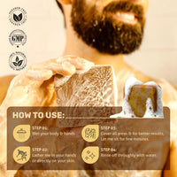 Home Soaps Sandalwood & Saffron Magic Soaps For Bath (100 Gms) | Paraben Free | Chandan & Kesar Bath Soap | Handmade Soaps For Glowing | Skin Brightening Soap For Men & Women (Pack Of 2)