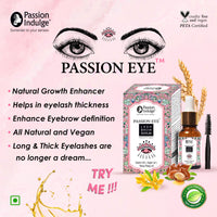 Passion Indulge Eye Lash Oil 10ml | Pearl Light Facial Oil 10ml & Passion Fassion Shimmer Lotion 100ml Beauty Combo Pack for Shine & Glowing Skin | Shimmer Foundation | Eye Brow Serum