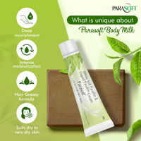 Parasoft Cream - Intense Moisturizer Nourishing Cold Cream & Winter Cream with Goodness of Aloe vera for Dry & Dehydrated Skin for Men & Women - 60gm (Pack of 2)