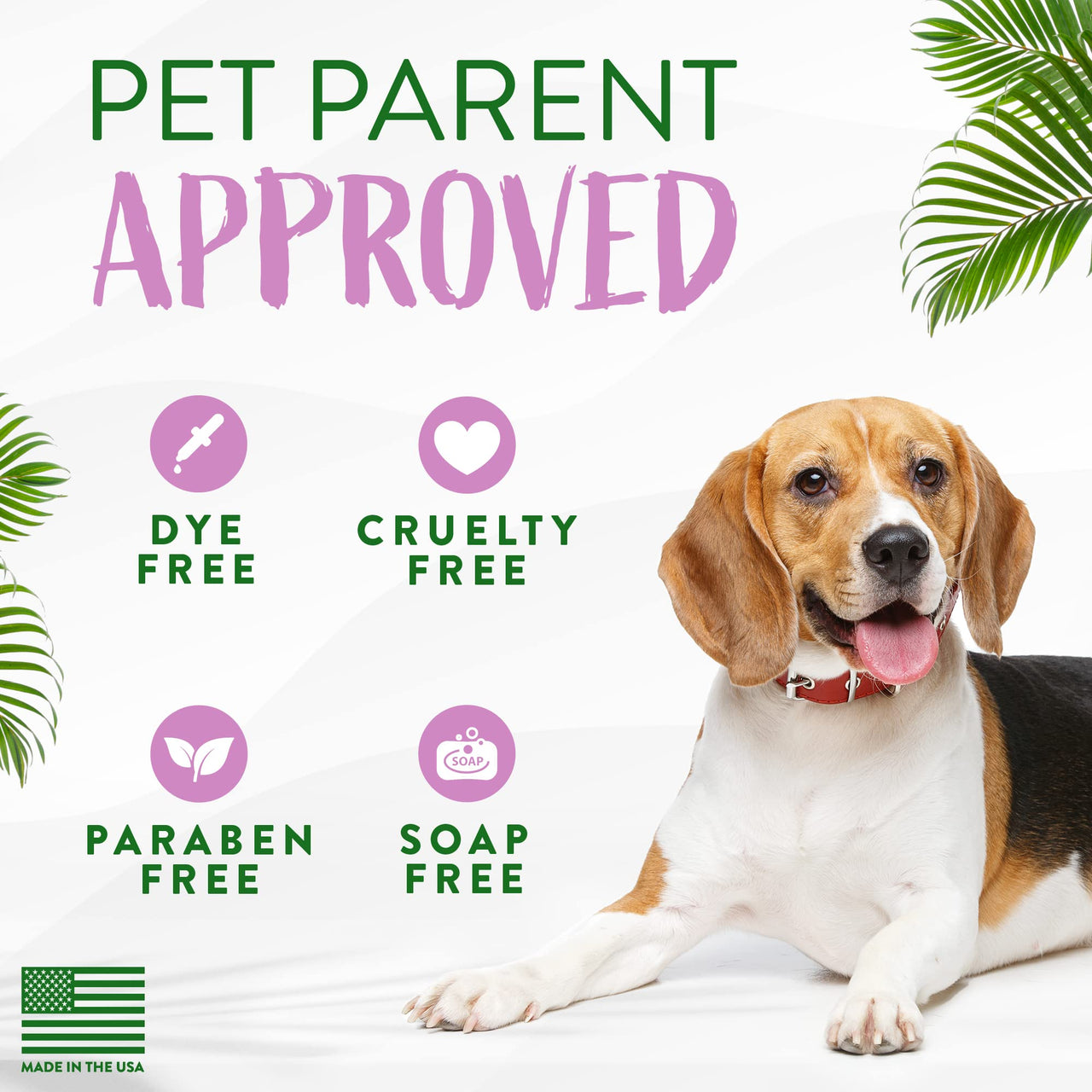 TropiClean Sweet Pea Cat & Dog Detangler Spray Dematting | Dog Conditioner Spray Derived from Natural Ingredients | Made in the USA | 16 oz.