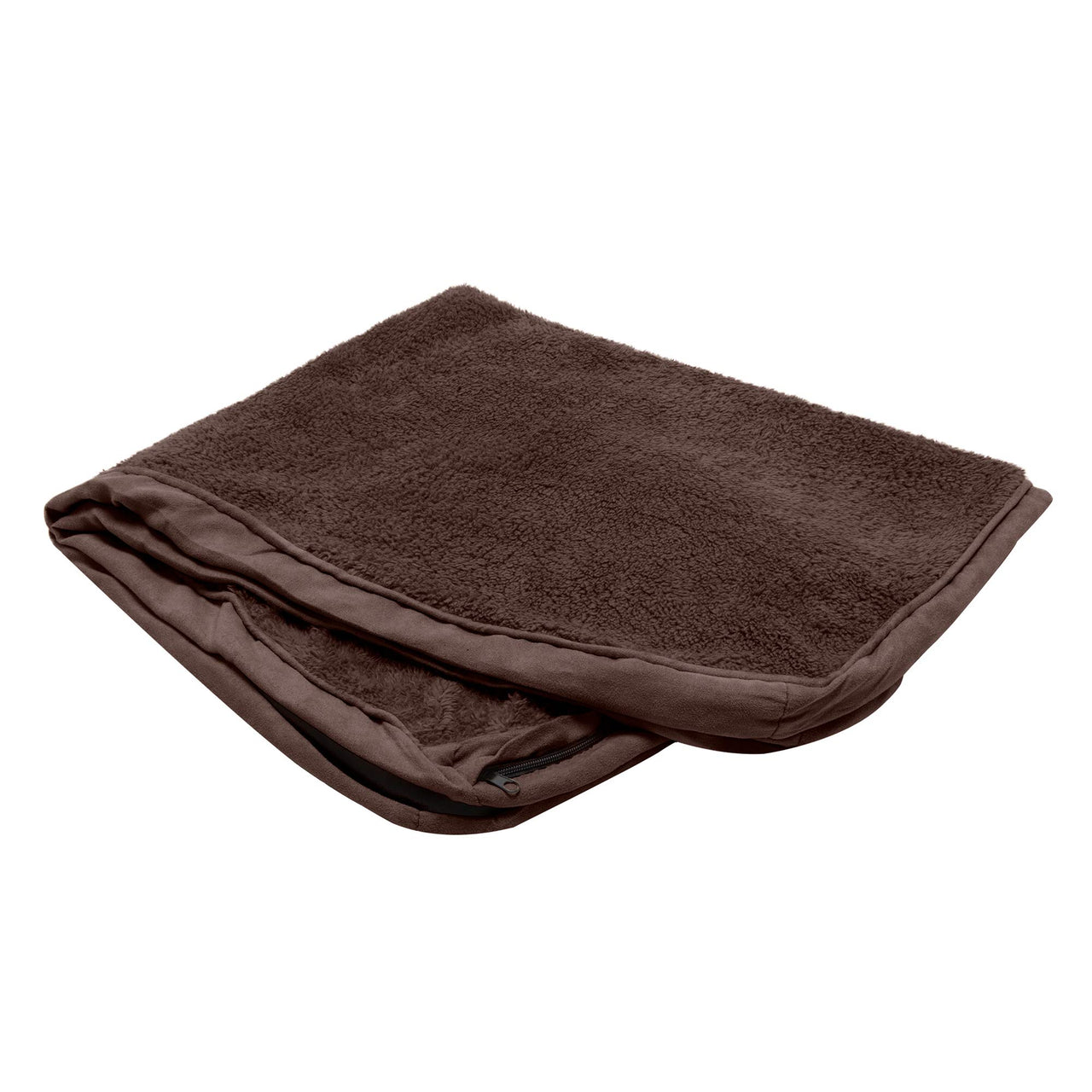 Furhaven Replacement Dog Bed Cover Terry & Suede Mattress, Machine Washable - Espresso, Jumbo Plus (XX-Large) Terry & Suede (Espresso) 53.0"L x 40.0"W x 0.3"Th Cover Only